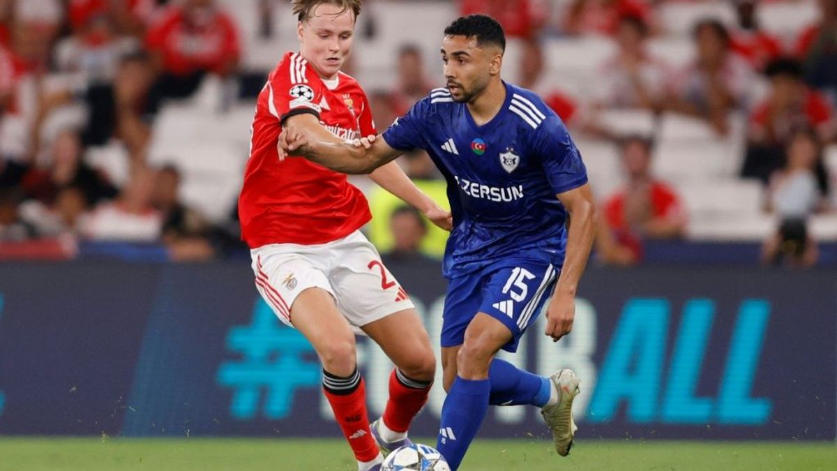 Andreas Schjelderup (l.) spielt für Benfica