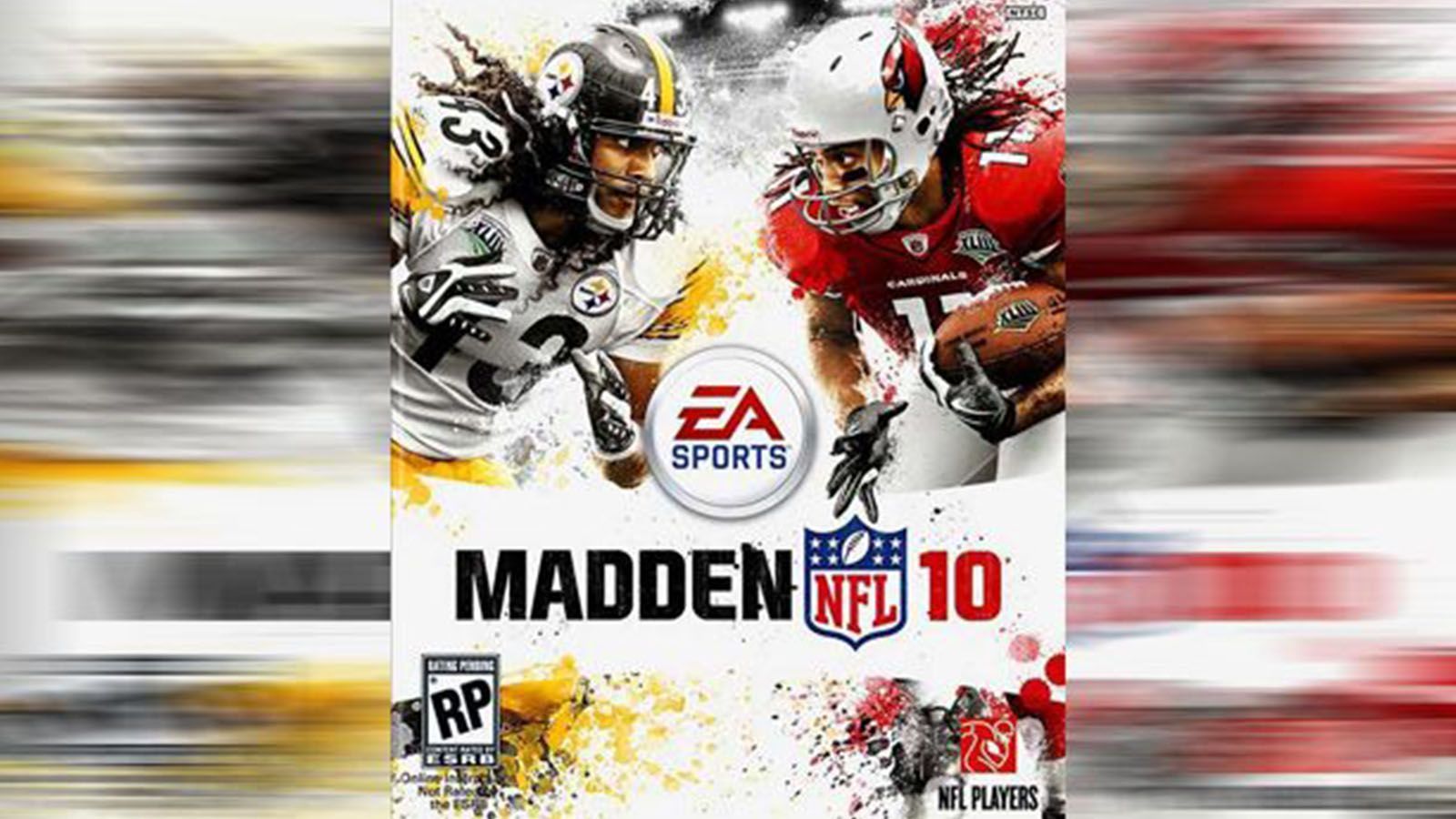 
                <strong>Madden NFL 10</strong><br>
                Madden NFL 10 - Cover-Spieler: Troy Polamalu (li.) und Larry Fitzgerald (re.).
              