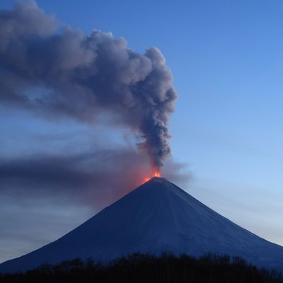 Der Kljutschewskoi-Vulkan: der höchste aktive Vulkan Eurasiens