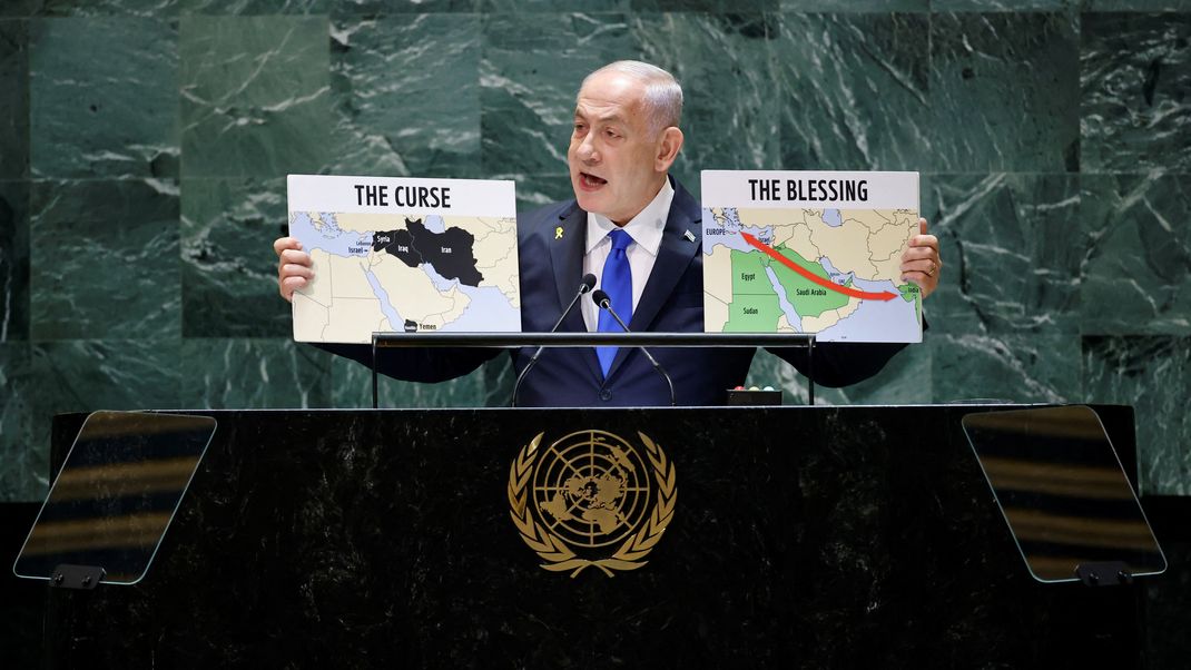 Die UN-Rede des israelischen Ministerpräsidenten Netanjahu (Bild) wird mit Spannung erwartet. (Archivbild)