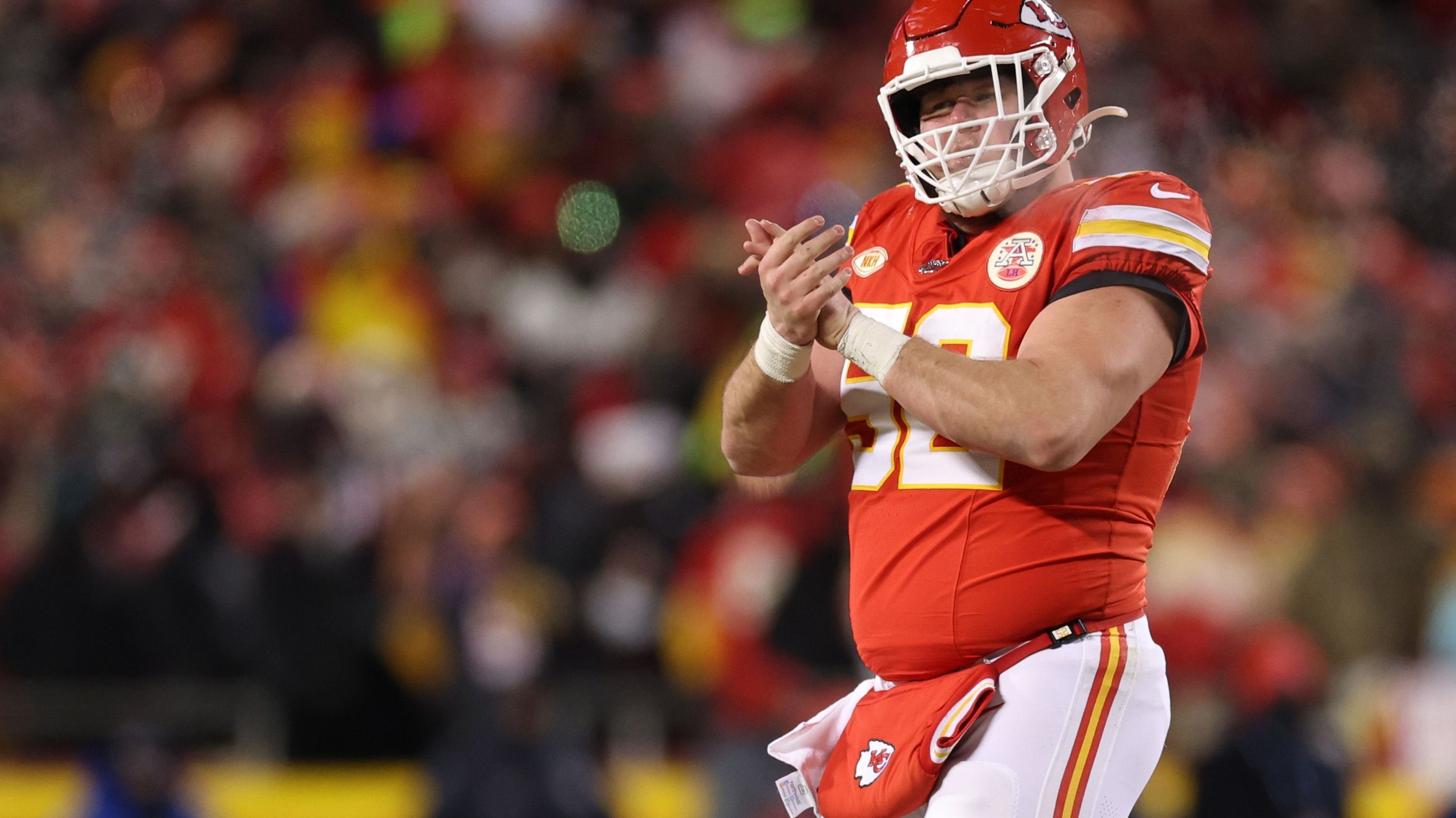 <strong>Platz 10: Creed Humphrey (Kansas City Chiefs)</strong><br>- Rating: 92<br>- Position: Center