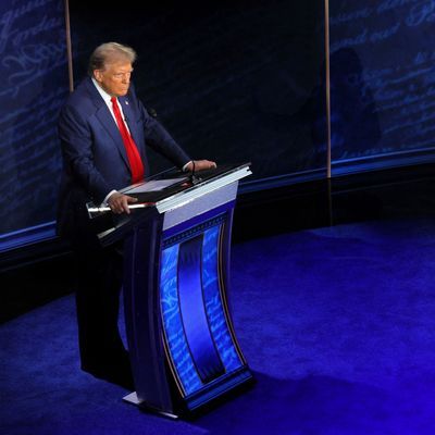 Donald Trump hat seine Konkurrentin Kamala Harris im Zusammenhang mit deren Migrationspolitik als "geistig behindert" verunglimpft.