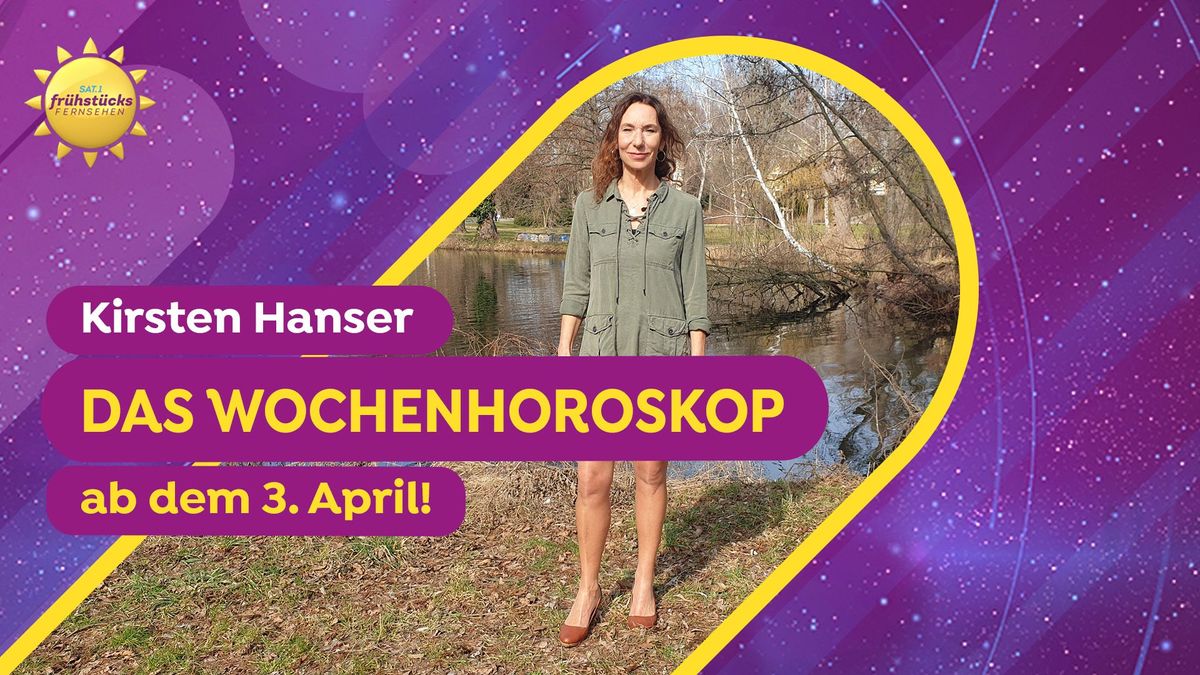 Das Wochenhoroskop ab dem 3.April 