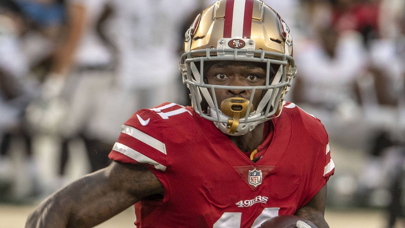
                <strong>11. Marquise Goodwin</strong><br>
                Teams: Buffalo Bills (2013-2016), San Francisco 49ers (seit 2017)Spiele: 51Big-Plays: 8
              