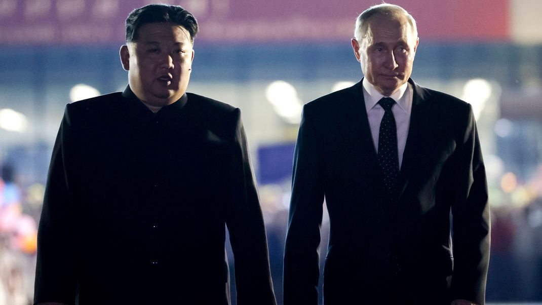 Der oberste Führer von Nordkorea, Kim Jong-Un, und Russlands Präsident Wladimir Putin verbündeten sich gegen den Westen.