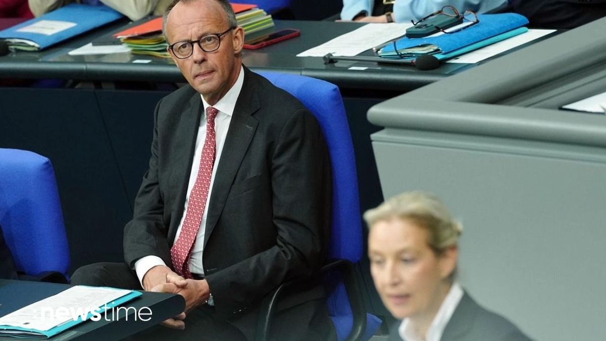 Hitziger Schlagabtausch zwischen Merz und Weidel 
