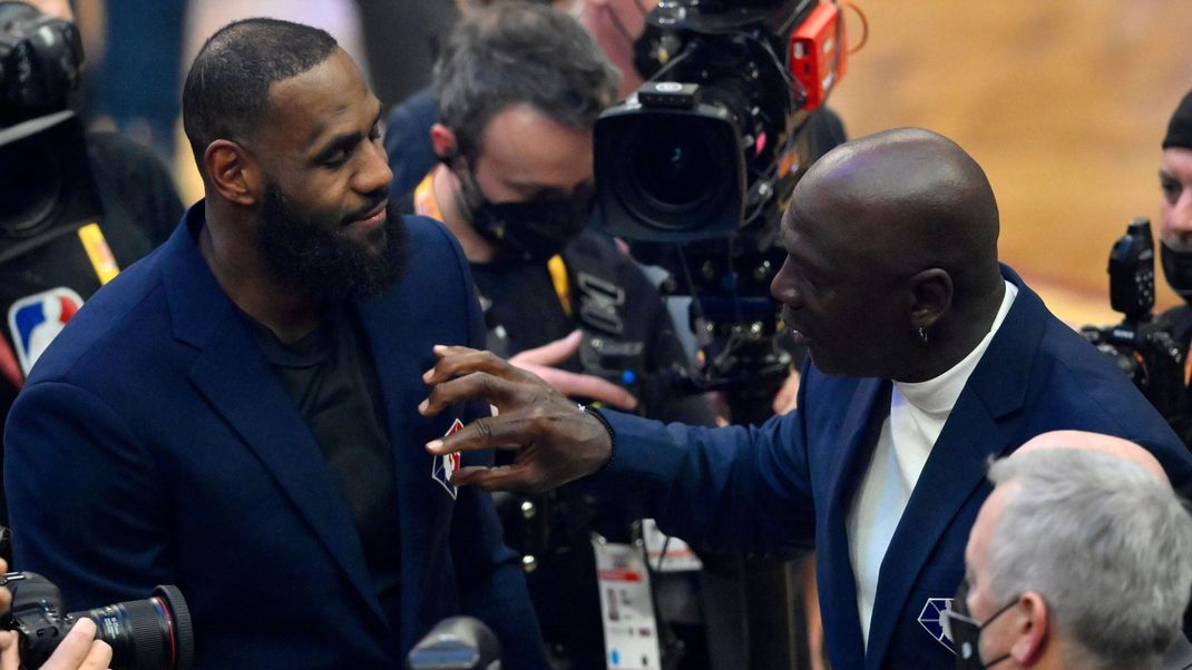 Gespräche zwischen LeBron James und Michael Jordan gehören der Seltenheit an