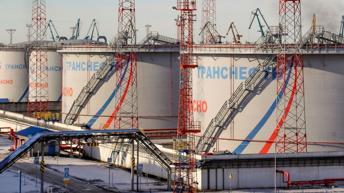 Ölterminal in Russland