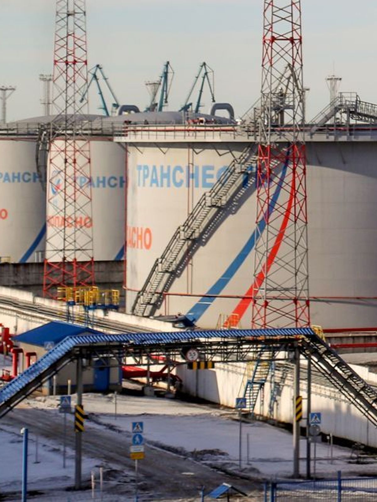 Ölterminal in Russland