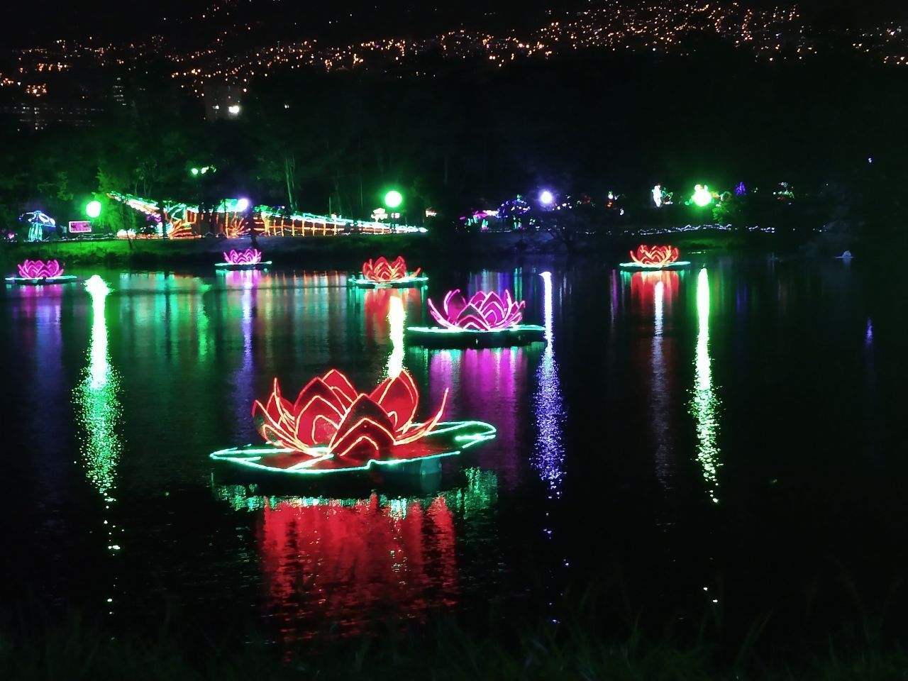 Im Winter wartet ein weiteres Highlight. Die ganze Stadt erstrahlt zur Weihnachtszeit dank Millionen bunter Lichter. Häuser werden angestrahlt, Skulpturen erleuchtet, selbst der gleichnamige Fluss "Rio Medellin" ist in buntes Licht getaucht.
