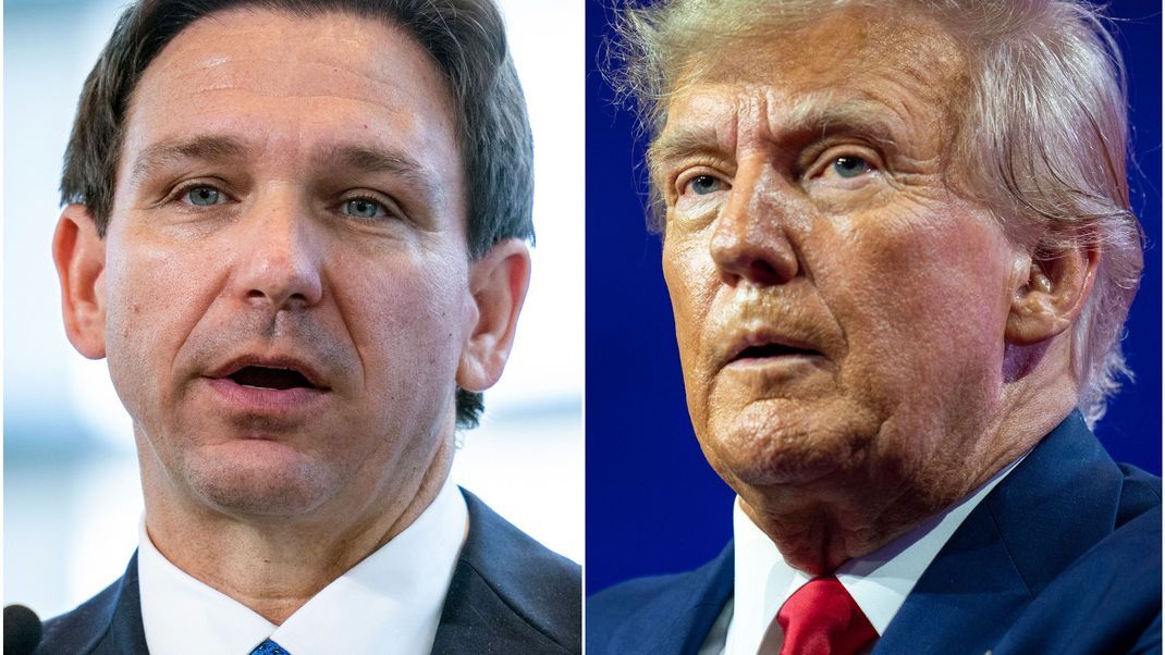 DeSantis und Trump: Zwei, die ins Weiße Haus wollen.