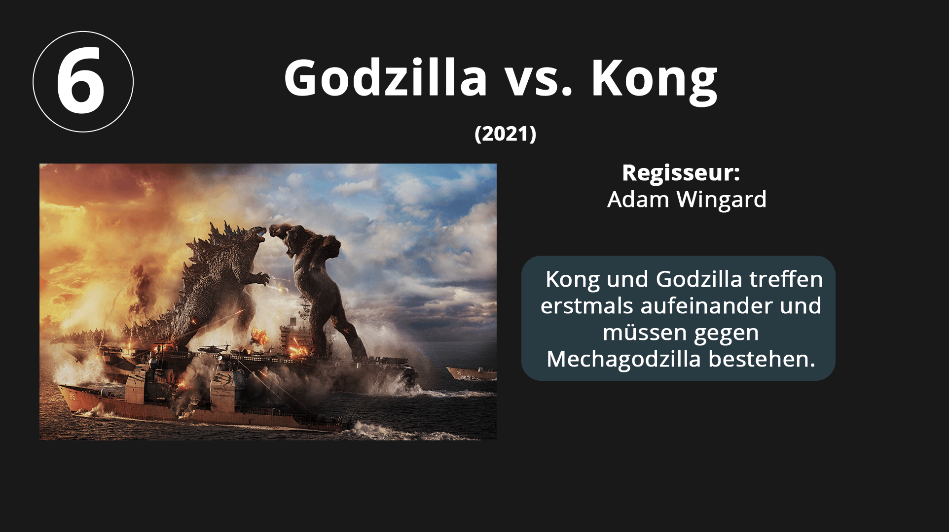 At the beginning of the film, the viewer returns "Skull Island" Kong returns and becomes part of the story again.