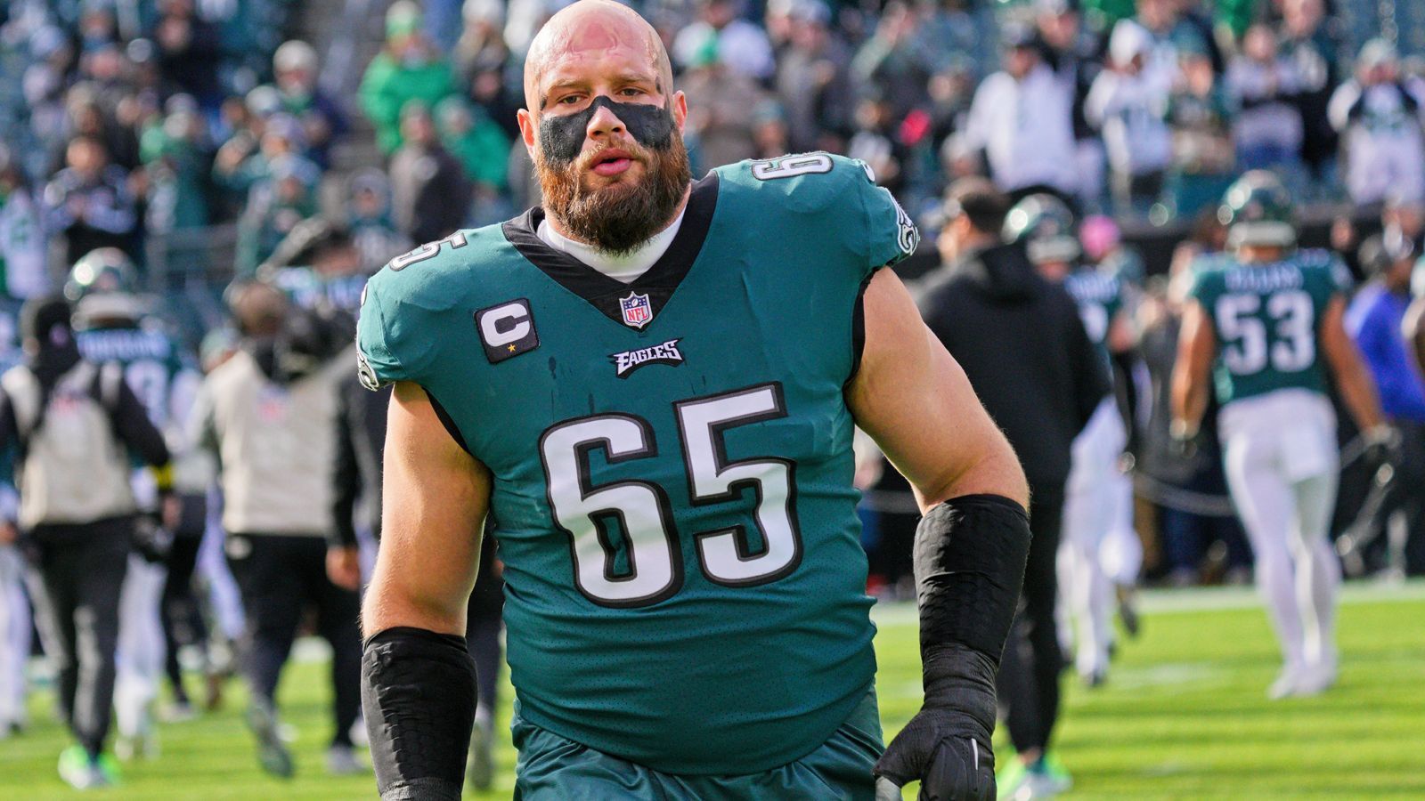 
                <strong>Lane Johnson</strong><br>
                Position: Right Tackle Team: Philadelphia Eagles 
              