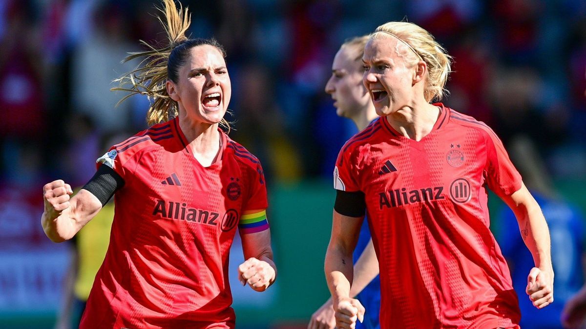 Harder (r.) ließ die Bayern jubeln