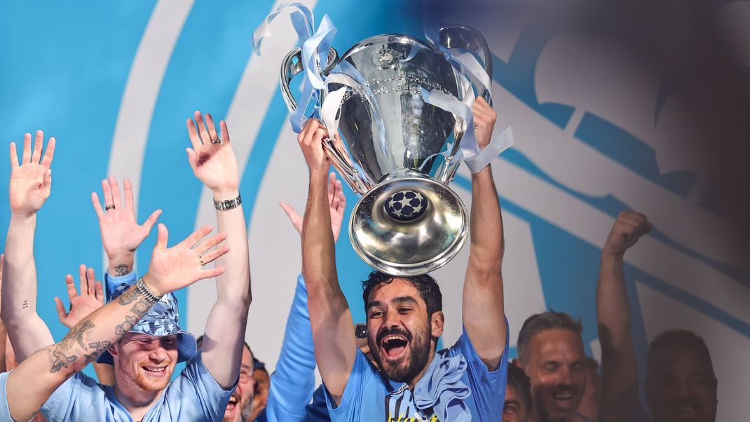 Mit Manchester City feierte Gündogan 2023 noch den Champions-League-Titel.