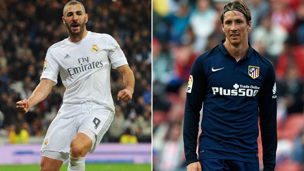 
                <strong>Angriff: Karim Benzema vs. Fernando Torres - Real 7:7 Atletico</strong><br>
                Angriff: Karim Benzema vs. Fernando Torres. Die Mittelstürmer des Champions-League-Endspiels verpassen beide die EM. Benzema wegen eines Skandals und Torres wegen der starken Konkurrenz im spanischen Sturm. Im direkten Vergleich hat Benzema (24 Liga-Tore) gegenüber "El Nino" (elf Liga-Tore) die Nase vorn. Ausgleich! Real vs. Atletico 7:7
              