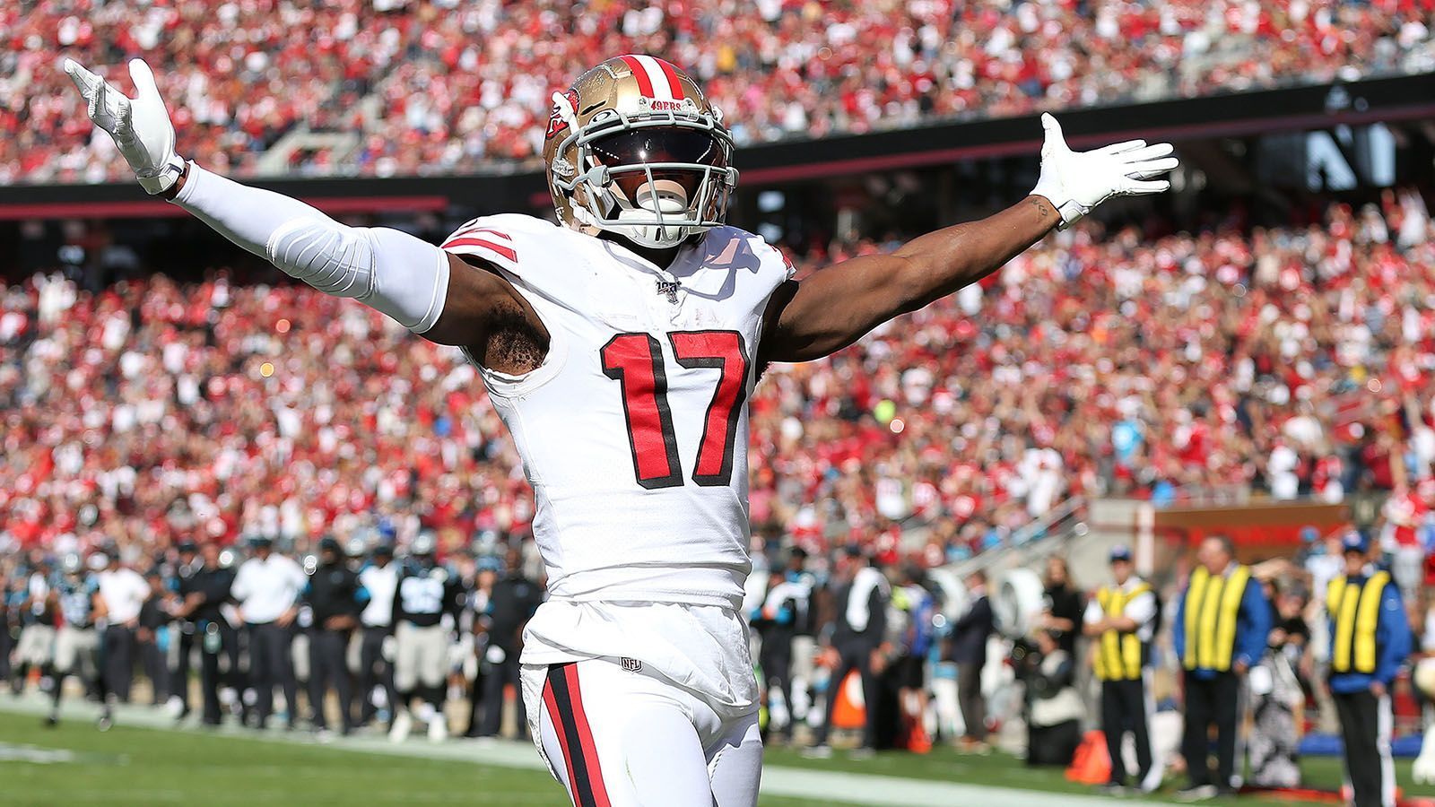 
                <strong>Emmanuel Sanders (San Francisco 49ers)</strong><br>
                Auch der Wide Receiver der 49ers hat schon einen Super-Bowl-Ring in seinem Besitz. Den konnte Sanders in der Saison 2015 im Super Bowl 50 mit den Denver Broncos erringen.
              