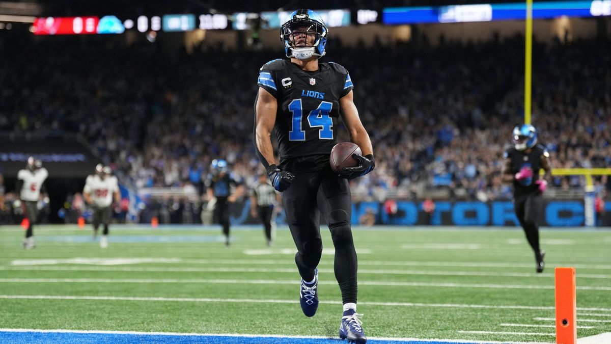 Siebter Touchdown der Saison: Amon-Ra St. Brown