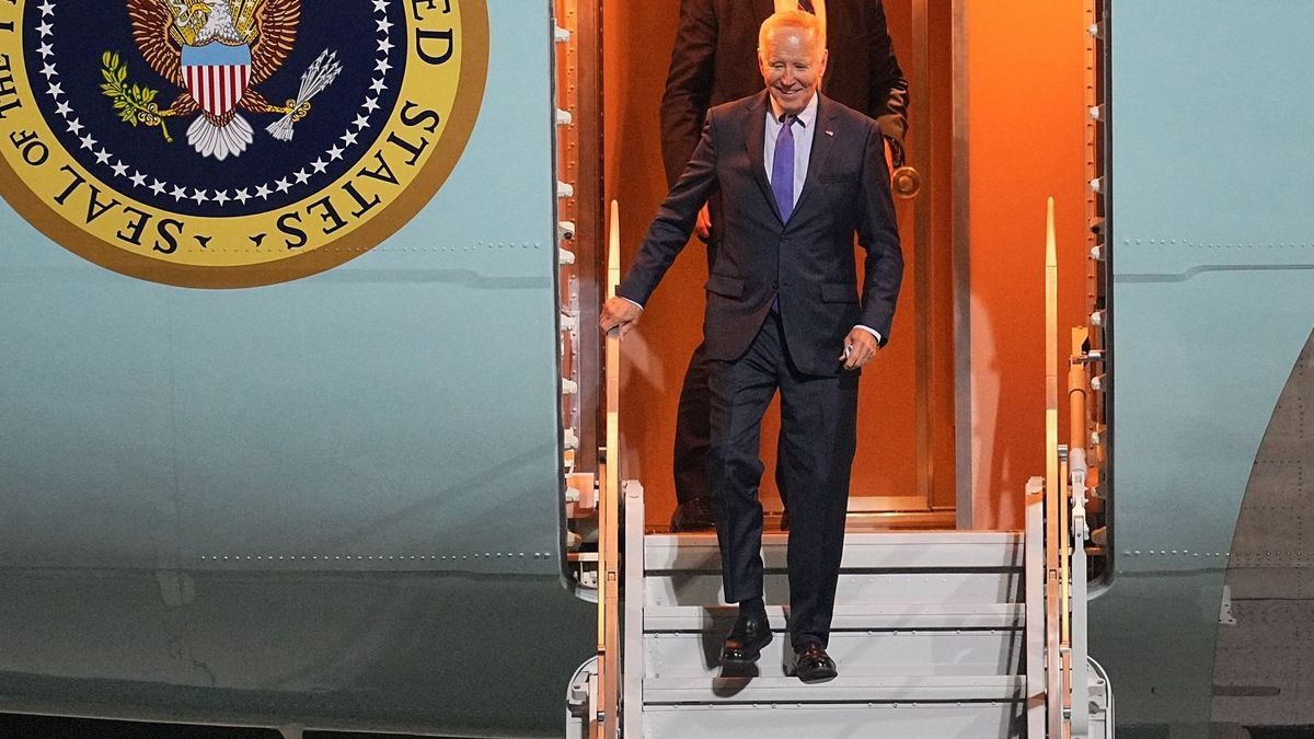 US-Präsident Biden in Berlin - Ankunft