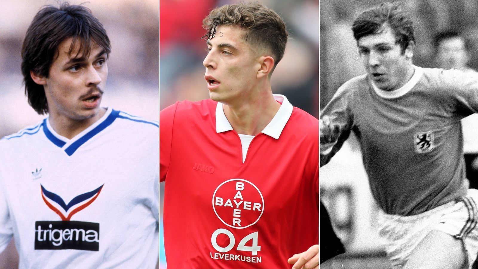 
                <strong>Top 5: Bundesliga-Topscorer unter 20 Jahren</strong><br>
                Kai Havertz (Mi.) wurde am 11. Juni gerade erst 20 Jahre alt und bereits vor diesem Tag erzielte der Leverkusener Shootingstar 24 Bundesliga-Tore. Damit ist der Offensivmann nun (geteilter) Rekordhalter in der Kategorie "Spieler mit den meisten Bundesligatoren vor dem 20. Geburtstag". ran.de zeigt die Top 5. (Quelle: optafranz@twitter/Stand: 11. Juni 2019)
              