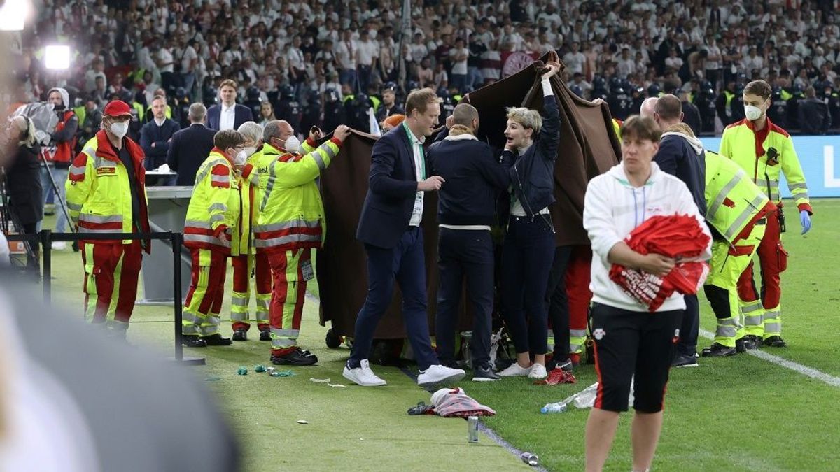 Medizinischer Notfall bei DFB-Pokalfinale