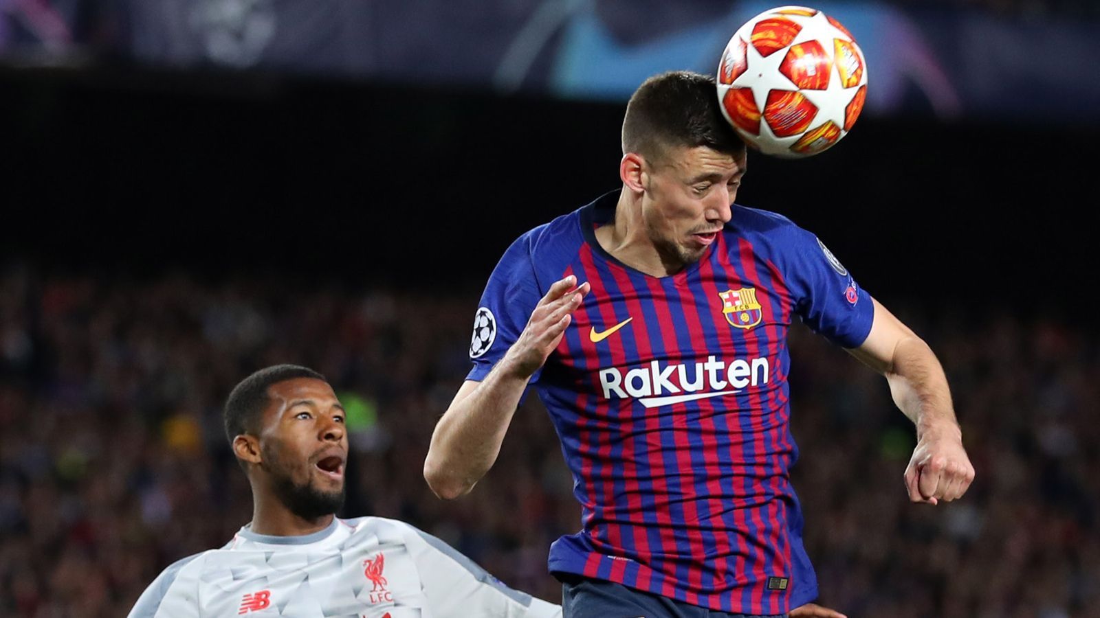 
                <strong>Clement Lenglet</strong><br>
                Der im Sommer 2018 von Sevilla nach Barcelona gewechselte Innenverteidiger rückt häufig heraus, um die Angriffe der Engländer bereits in der Entstehung zu entschärfen. Der Franzose antizipiert das Spiel gut, kassiert allerdings früh die Gelbe Karte. Die Verwarnung hat ihn allerdings nicht in seinem Spiel eingeschränkt. ran-Note: 2
              