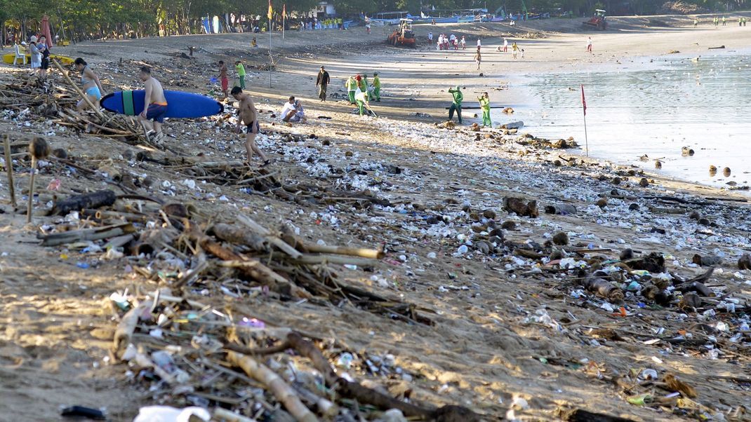 Kuta Beach auf Bali, Indonsien