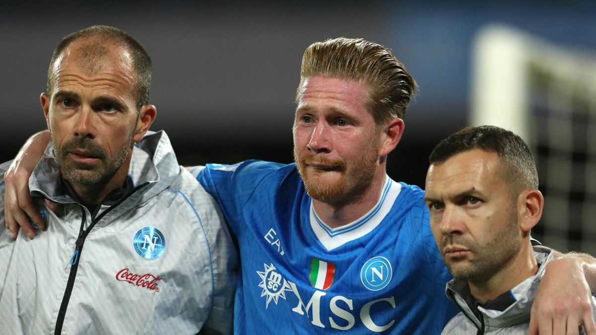 Erst getroffen, dann verletzt: Kevin De Bruyne