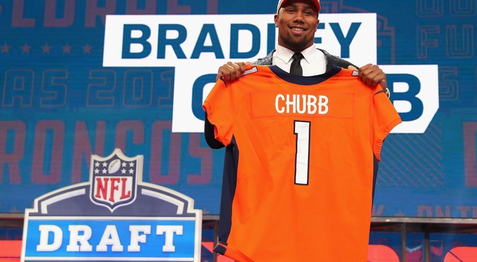 
                <strong>5. Pick - Denver Broncos: DE Bradley Chubb</strong><br>
                Vierjahresvertrag über 27.271.240 US-Dollar, davon 18.098.680 US-Dollar Signing-Bonus
              