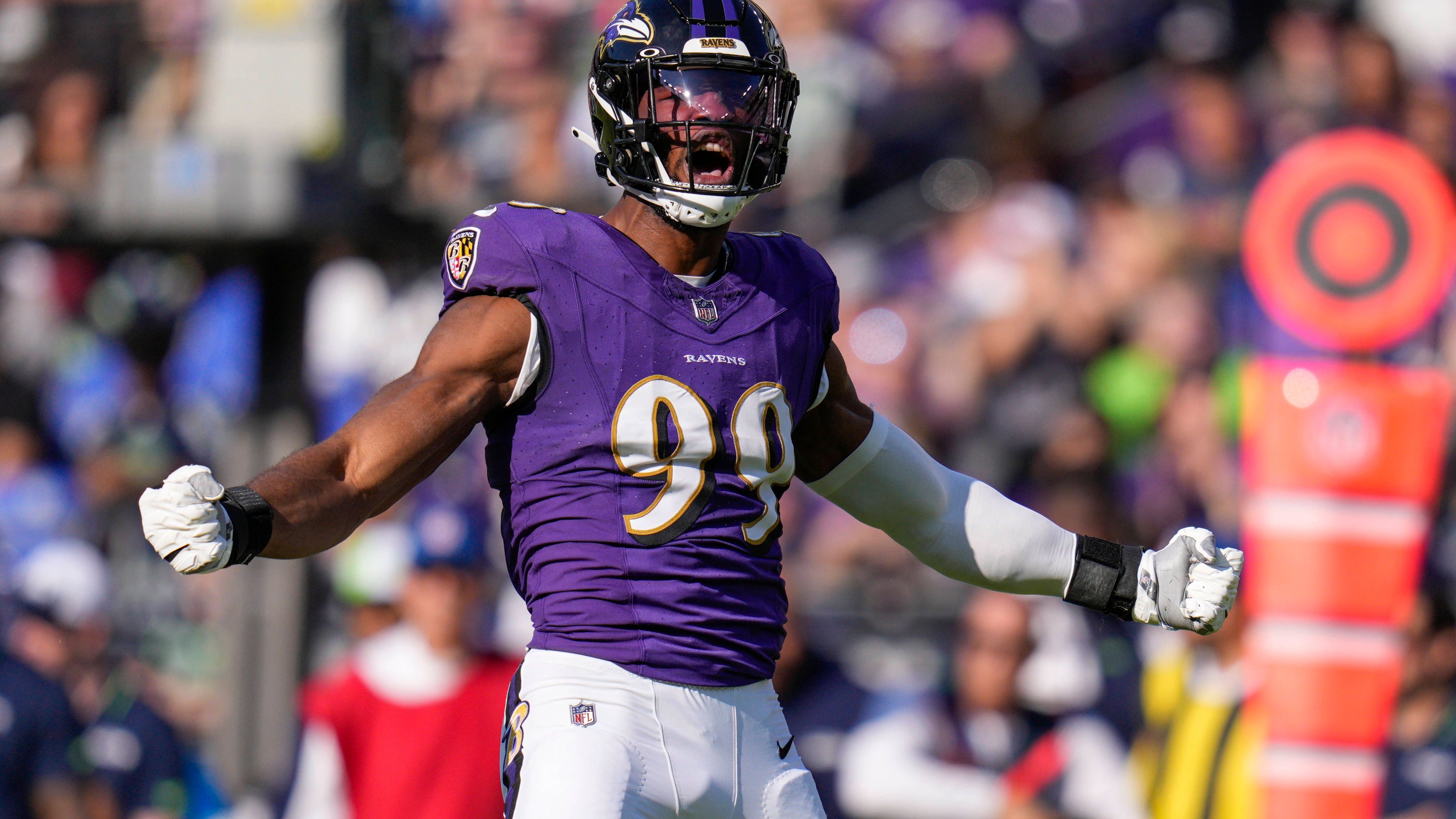 <strong>31. Odafe Oweh (Baltimore Ravens)</strong><br>Position: Outside Linebacker<br>Option: Noch nicht gezogen