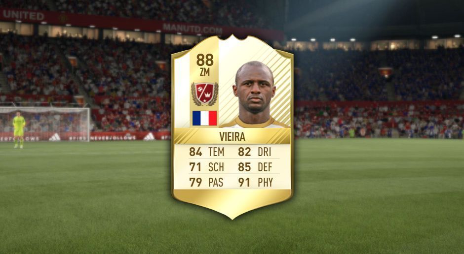 
                <strong>Patrick Vieira</strong><br>
                Gleiches gilt für Vieira. Viele Spieler entscheiden sich für den legendären ZM aus Frankreich. Sein Landsmann "Julianoo" sagte passenderweise: "Vieira ist schnell, defensivstark und überall auf dem Feld zu finden."  
              