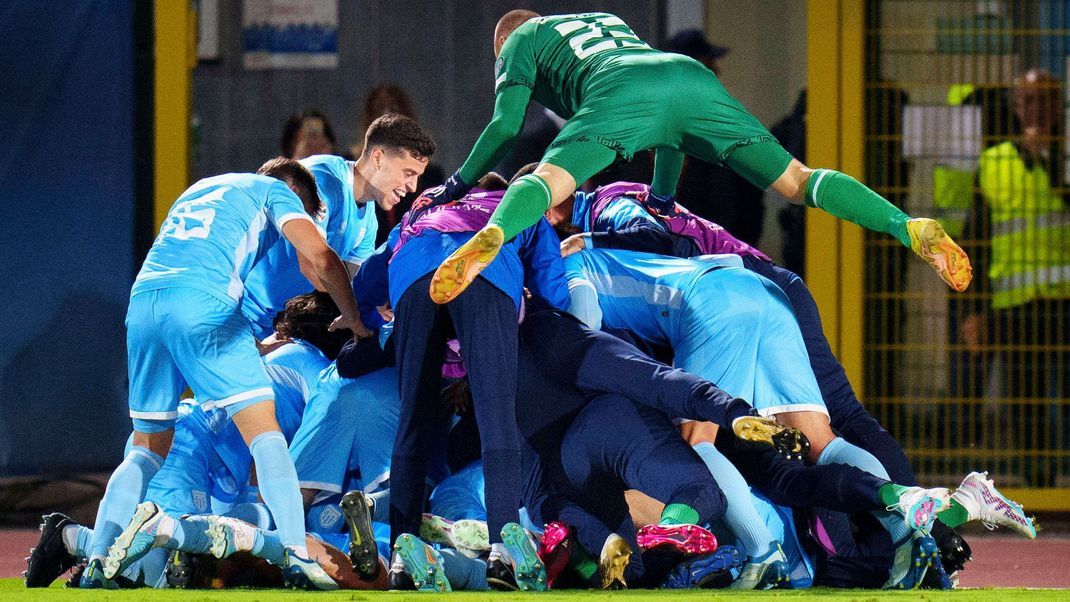 San Marino gelang gegen Liechtenstein der erste Pflichtspielsieg der Geschichte.