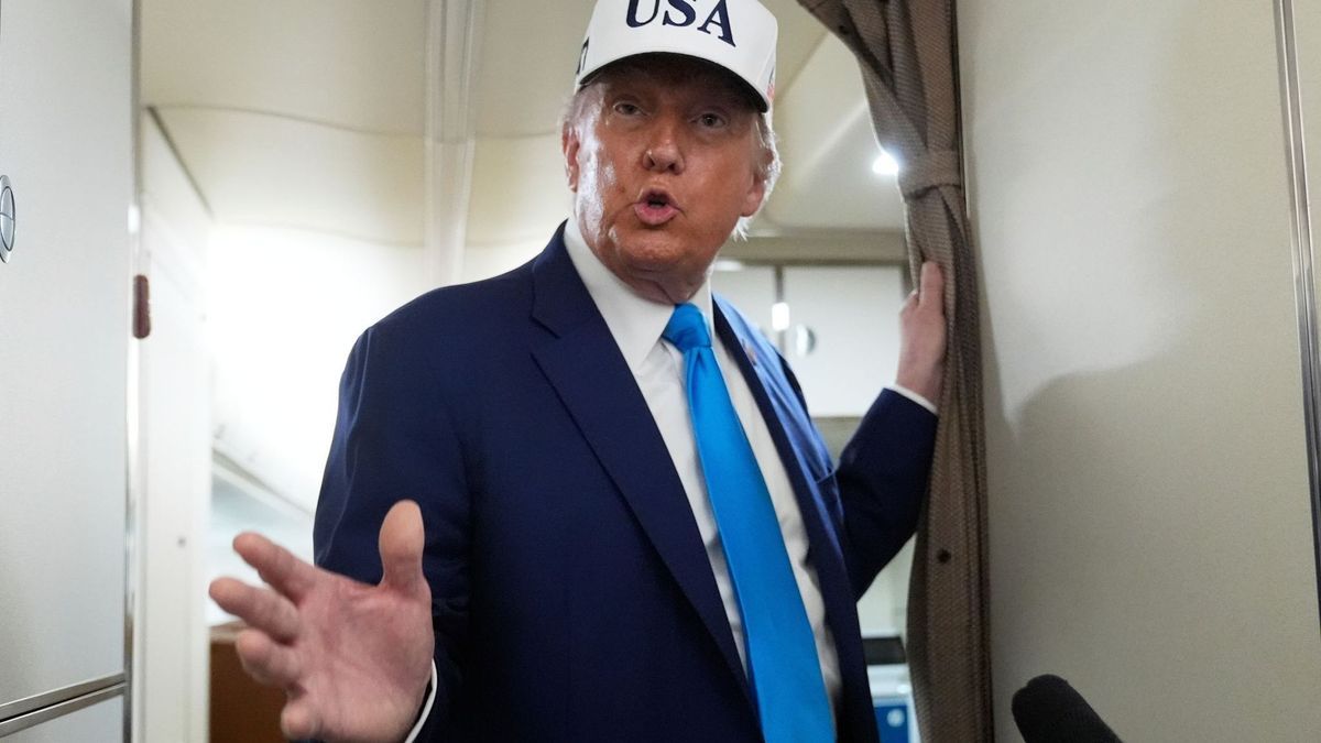 US-Präsident Donald Trump unterwegs