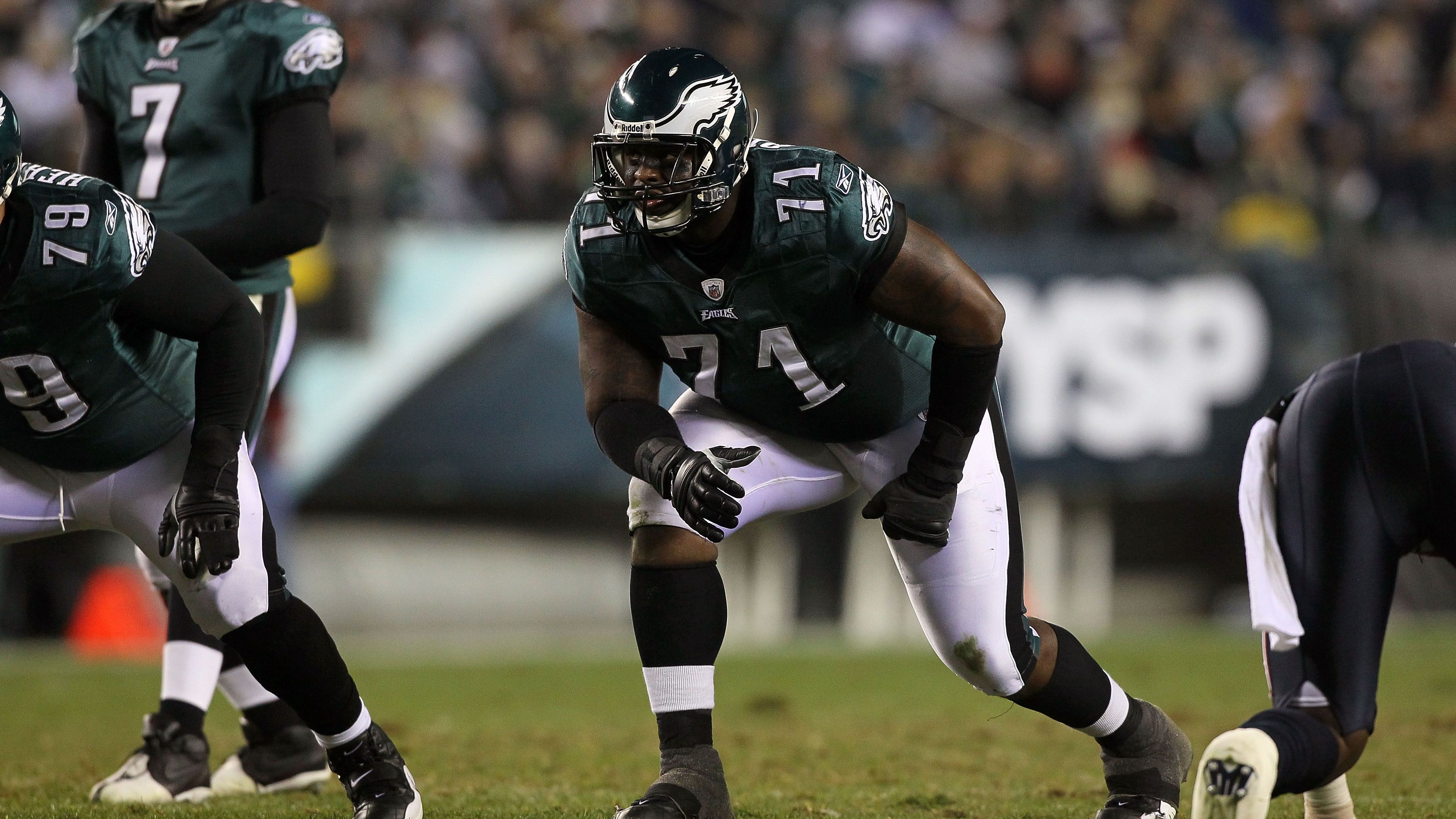 <strong>71: Jason Peters</strong><br>Teams: Philadelphia Eagles, Seattle Seahawks<br>Position: Offensive Tackle<br>Erfolge: Super-Bowl-Champion 2018, dreimaliger First Team All-Pro, neunmaliger Pro Bowler<br>Honorable Mentions: Trent Williams, Walter Jones