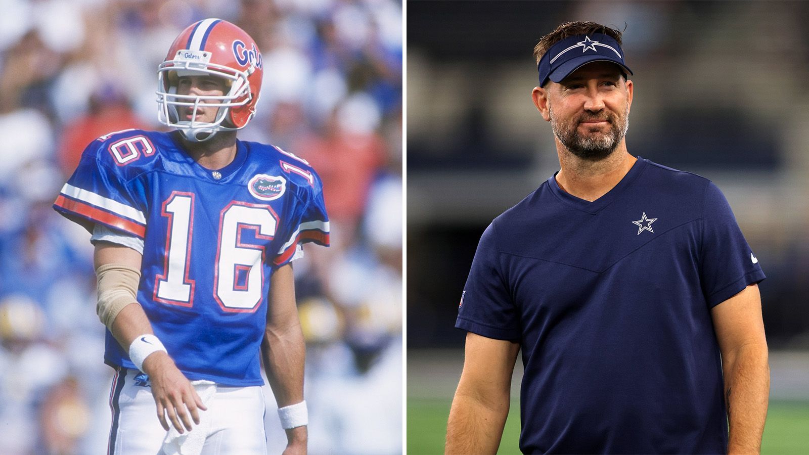 <strong>Brian Schottenheimer (Dallas Cowboys)</strong><br>Position: Quarterback<br>College: Kansas, Florida<br>NFL: -