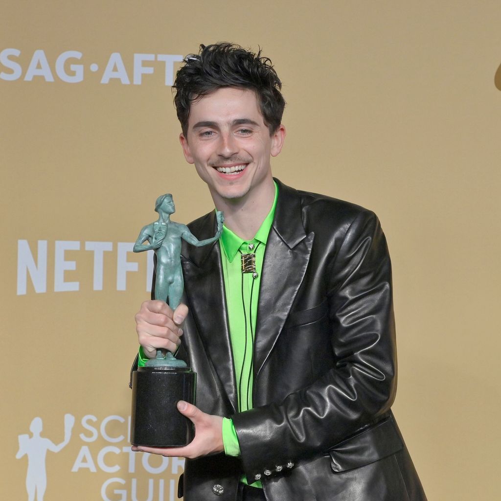 SAG-Awards 2025: Timothée Chalamet wird emotional - "Ich will einer der ganz Großen sein"