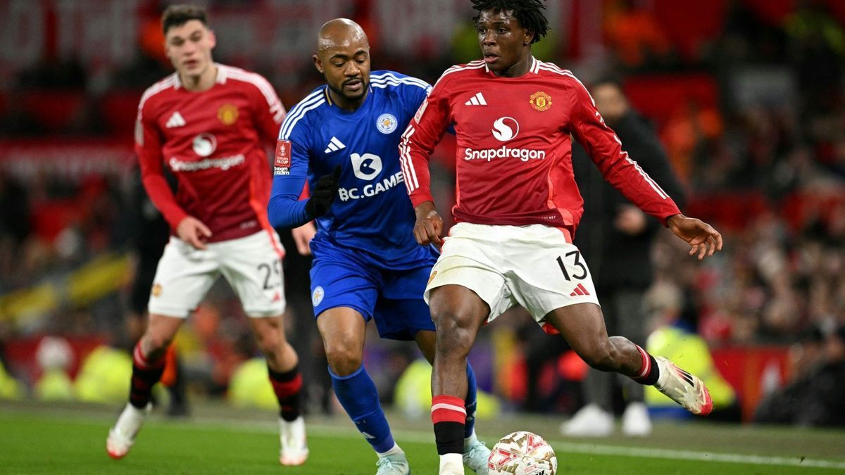 Pokalfight zwischen Manchester United und Leicester City