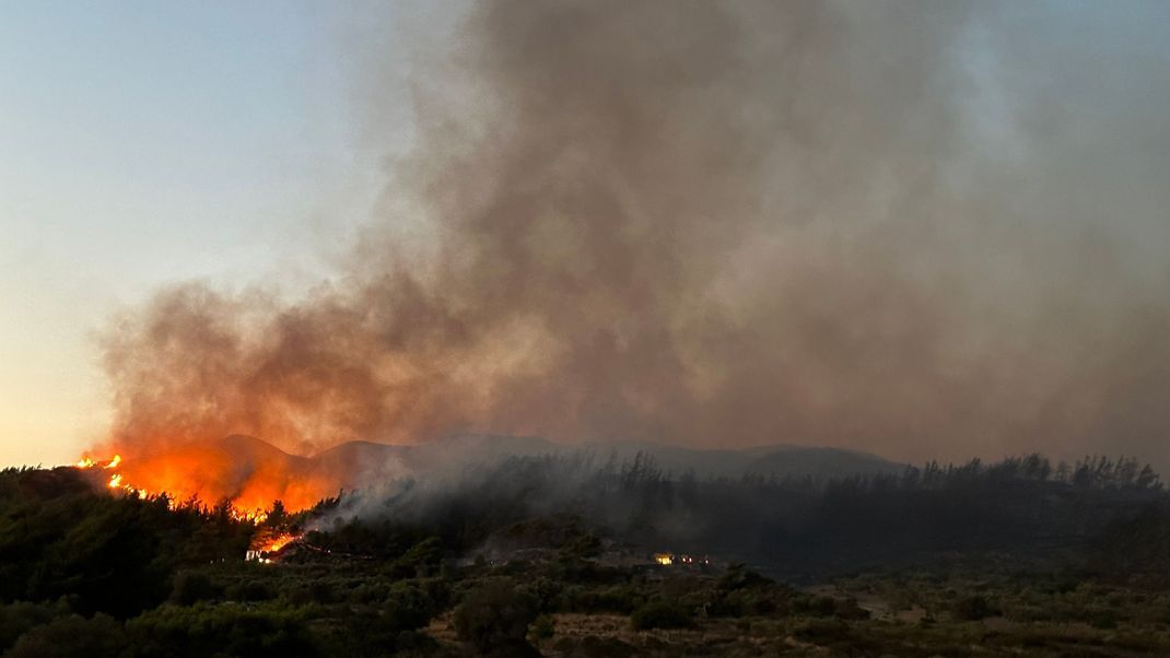 Waldbrände auf Rhodos