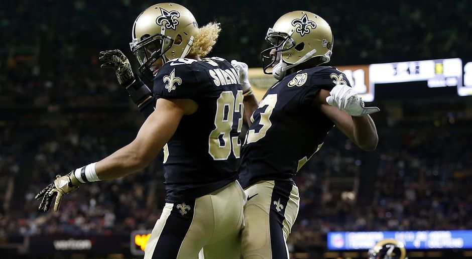 
                <strong>Gewinner: Offense der New Orleans Saints</strong><br>
                Die Offense der New Orleans Saints zeigte beim 49:21-Sieg über die Los Angeles Rams eine ihrer besten Saisonleistungen: Quarterback Drew Brees konnte 28 Pässe für 310 Yards und vier Touchdowns verbuchen. Running Back Mark Ingram hatte ebenfalls mit 14 Carries und einem 10-Yard-Touchdown eines seiner besten Saisonspiele. Und auch Wide Receiver Willie Snead sorgte per Trickplay mit seinem 50-Yards-Touchdown-Pass auf Tim Hightower für einen wichtigen Score seiner Franchise. 
              