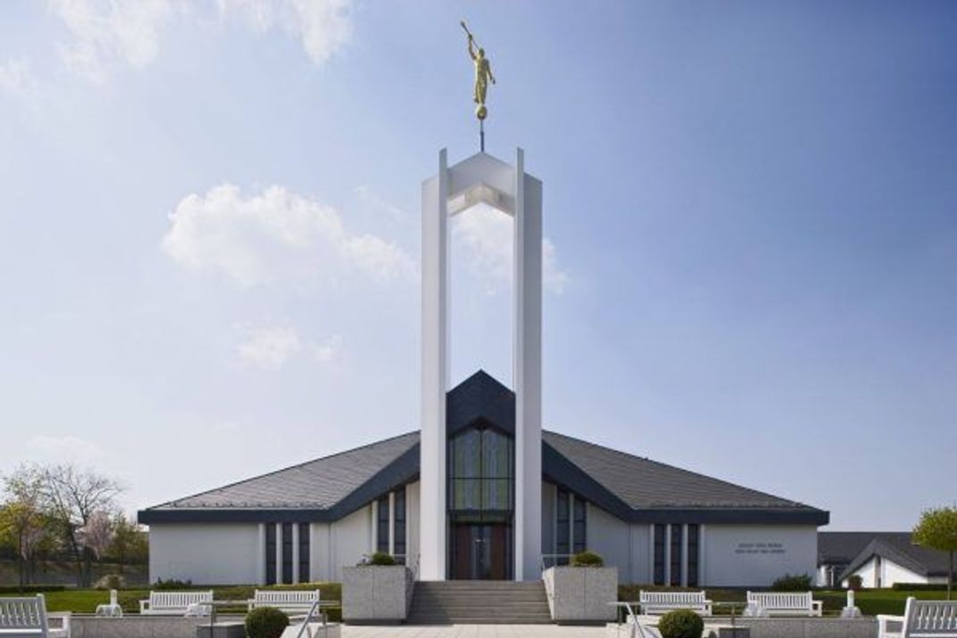 Der Tempel im sächsischen Freiberg wurde im Jahr 1985 geweiht. Es war der erste Mormonen-Tempel in Deutschland.
