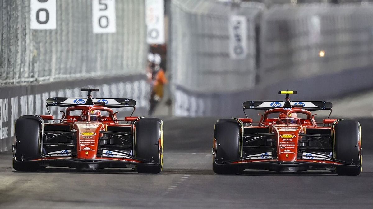 Sainz und Leclerc kämpften in Las Vegas um den letzten Podiumsplatz