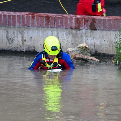 Suche in der Donau in Ulm