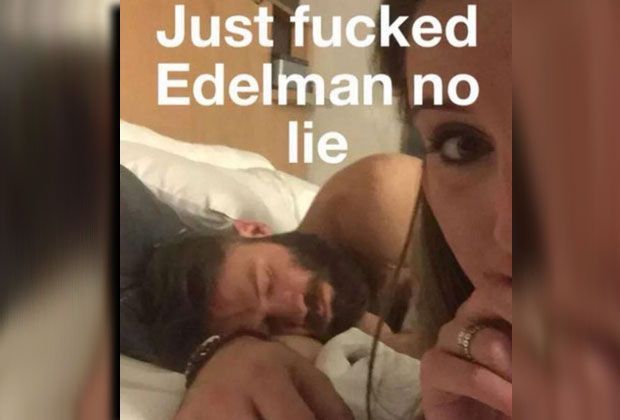 
                <strong>Just fucked Edelman</strong><br>
                Nach dem Super Bowl wird gefeiert. Schön wenn man einen Star des Siegerteams ins Bett bekommt. Diese Dame zeigte ihren Fang stolz bei Tinder. Blöd: Die Fans fanden die Aktion gar nicht lustig. Mittlerweile hat die Frau in unzähligen Bostoner Bars Hausverbot.
              