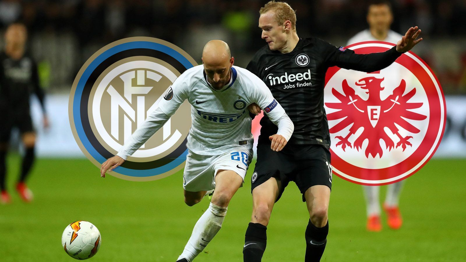 
                <strong>Inter Mailand gegen Eintracht Frankfurt im Head-to-Head</strong><br>
                Mit einem Sieg im legendären San Siro in Mailand will Eintracht Frankfurt als einziges deutsches Team weiterhin im internationalen Geschäft verbleiben. Das 0:0 aus dem Hinspiel bietet eine passable Basis. ran.de hat jeden Mannschaftsteil von Inter und der SGE einzeln miteinander verglichen. Wer hat auf dem Papier die Nase vorn?
              