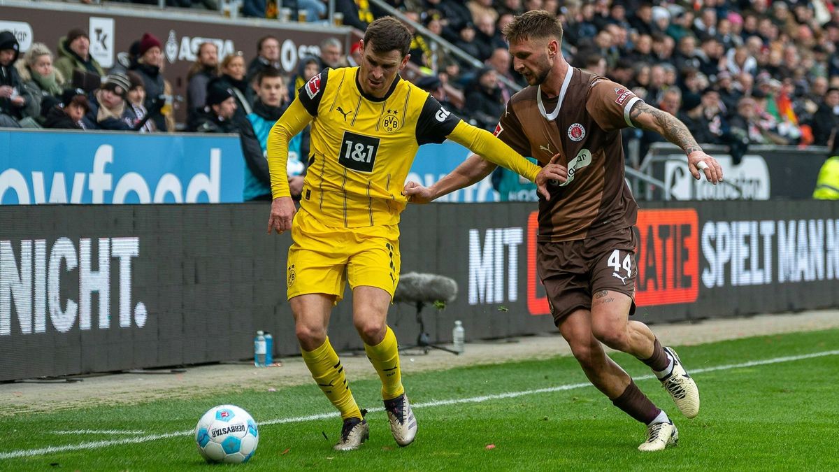 Erstes Topspiel 25/26: St. Pauli gegen Dortmund