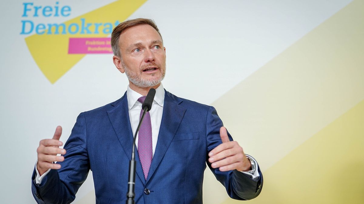 Christian Lindner (FDP), Bundesminister der Finanzen und FDP-Parteivorsitzender.