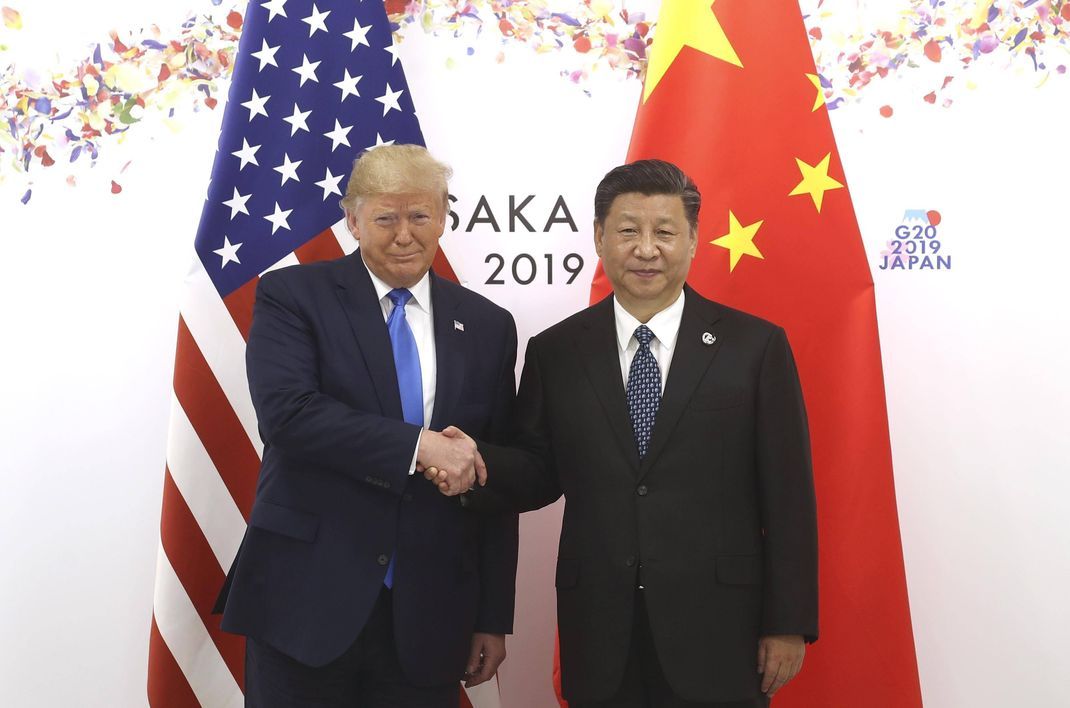 Im Juni 2019 trafen sich Donald Trump (links) und Xi Jinping auf dem G20-Gipfel.