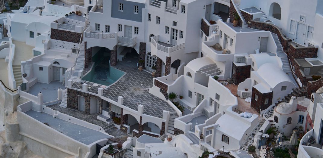 Santorini wurde von einem nächtlichen Erdbeben erschüttert.
