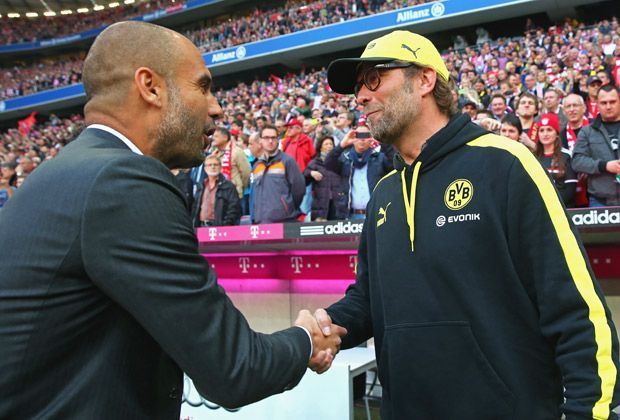 
                <strong>Respekt auf beiden Seiten</strong><br>
                Die beiden Trainer Pep Guardiola und Jürgen Klopp wünschen sich vor dem "deutschen Clasico" nur das Beste.
              