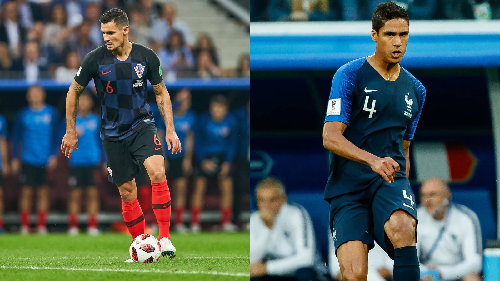 
                <strong>Dejan Lovren vs. Raphael Varane</strong><br>
                Dejan Lovren lebt von seinen physischen Qualitäten und überzeugt sowohl im Zweikampf wie auch in Kopfballduellen. Ähnliche Attribute hat Frankreichs Innenverteidiger Raphael Varane vorzuweisen – allerdings auf einem etwas höheren Niveau. 3:0 Frankreich
              